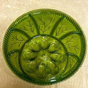 Vintage Deviled Egg / Relish Tray